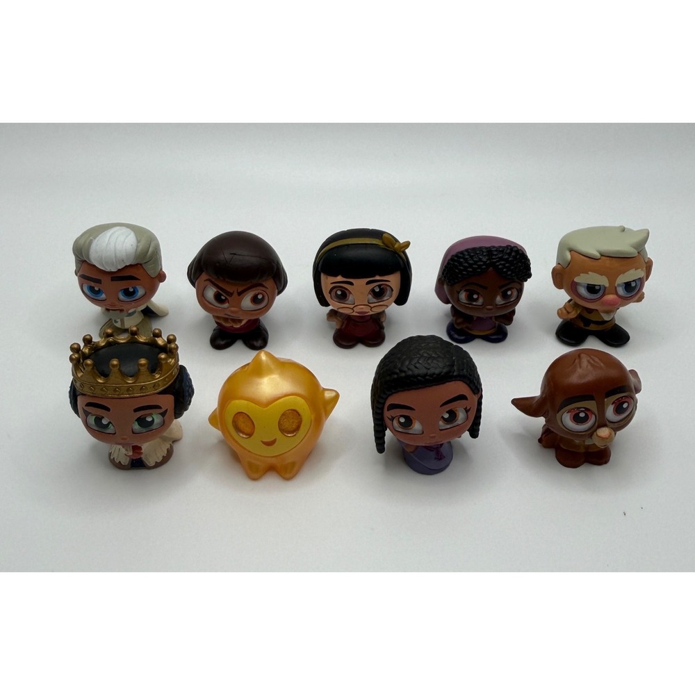 Disney Doorables Wish Movie 9 Piece Figure Set Asha Magnifico Star Valentino